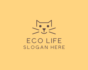 Pet Cat Veterinary logo design