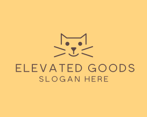 Pet Cat Veterinary logo design