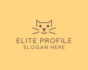 Pet Cat Veterinary logo design