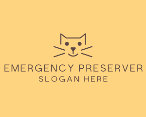 Pet Cat Veterinary logo design