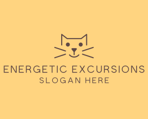 Pet Cat Veterinary logo design