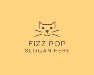 Pet Cat Veterinary logo design