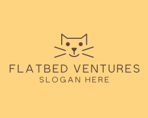 Pet Cat Veterinary logo design