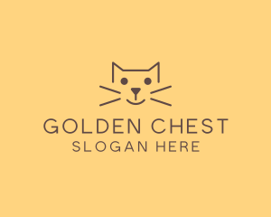 Pet Cat Veterinary logo design