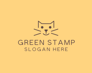 Pet Cat Veterinary logo design