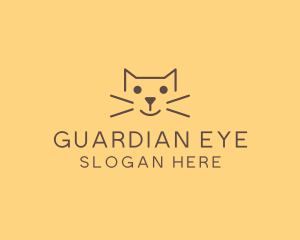 Pet Cat Veterinary logo design