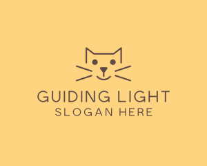 Pet Cat Veterinary logo design