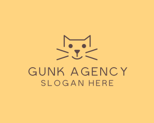 Pet Cat Veterinary logo design