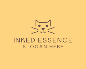 Pet Cat Veterinary logo design