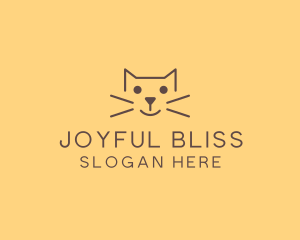 Pet Cat Veterinary logo design