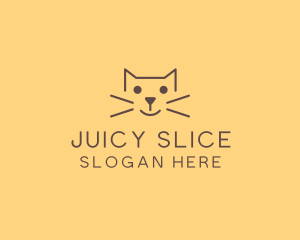 Pet Cat Veterinary logo design