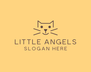 Pet Cat Veterinary logo design