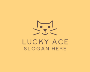 Pet Cat Veterinary logo design