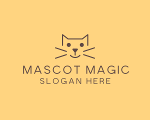 Pet Cat Veterinary logo design