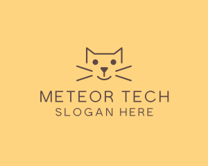 Pet Cat Veterinary logo design