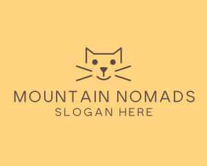 Pet Cat Veterinary logo design