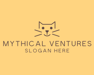 Pet Cat Veterinary logo design