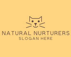 Pet Cat Veterinary logo design