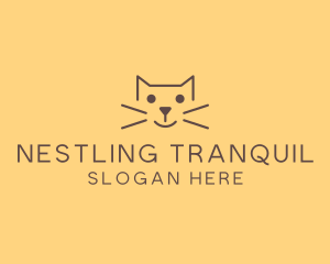 Pet Cat Veterinary logo design