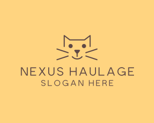 Pet Cat Veterinary logo design