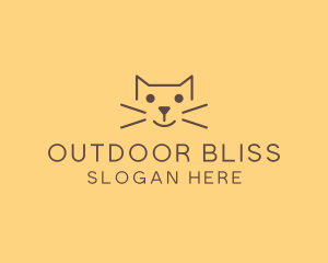 Pet Cat Veterinary logo design