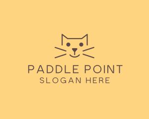 Pet Cat Veterinary logo design