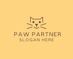 Pet Cat Veterinary logo design