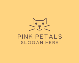 Pet Cat Veterinary logo design