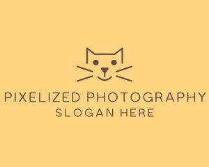 Pet Cat Veterinary logo design