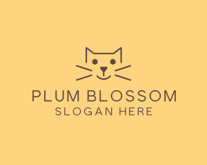 Pet Cat Veterinary logo design