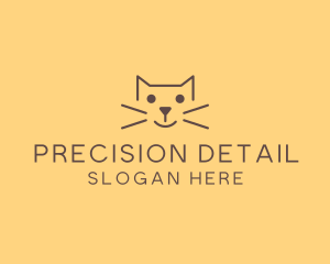 Pet Cat Veterinary logo design