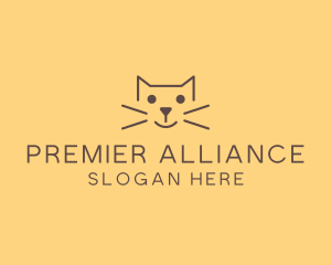 Pet Cat Veterinary logo design