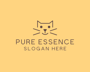 Pet Cat Veterinary logo design