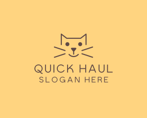 Pet Cat Veterinary logo design