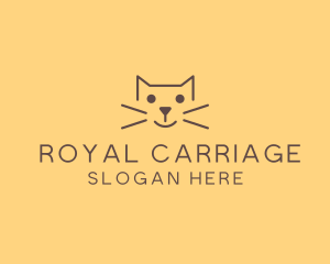 Pet Cat Veterinary logo design