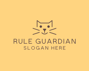 Pet Cat Veterinary logo design