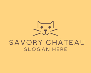 Pet Cat Veterinary logo design