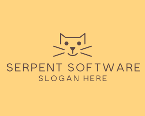 Pet Cat Veterinary logo design