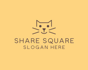 Pet Cat Veterinary logo design