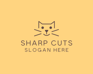 Pet Cat Veterinary logo design