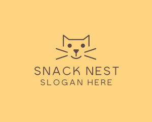 Pet Cat Veterinary logo design