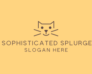 Pet Cat Veterinary logo design