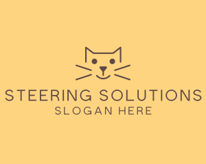 Pet Cat Veterinary logo design