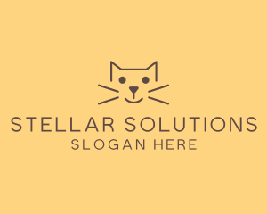 Pet Cat Veterinary logo design