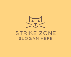 Pet Cat Veterinary logo design