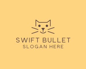 Pet Cat Veterinary logo design