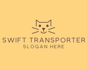 Pet Cat Veterinary logo design