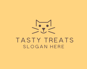 Pet Cat Veterinary logo design