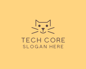 Pet Cat Veterinary logo design