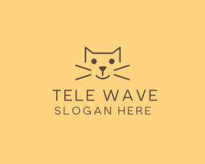 Pet Cat Veterinary logo design